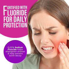 GuruNanda Anticavity Fluoride Mouthwash – Helps Prevent Cavities & Strengthen Teeth and Enamel – 0.05% Sodium Fluoride Therapeutic Oral Rinse – Alcohol-Free, Vibrant Mint, 16 oz