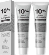 2PCS Hydroxyapatite Toothpaste,10% Nano Hydroxyapatite Toothpaste(Fluoride Free),Toothpaste for Adults, Enamel Care,Gentle Mint,Fresh Breath