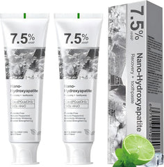 7.5% Hydroxyapatite Toothpaste, 7.5% Hydroxyapatite Toothpaste for Advanced Enamel Protection, Appropriate for Sensitive Teeth, Gentle and Effective Formula, Fresh Mint (2)
