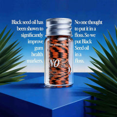 NOBS (No Bad Stuff) Expanding Dental Floss - Nigella Sativa, Eucalyptus, Cruelty-Free, Sustainable Packaging