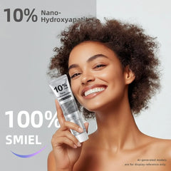 10% Nano-Hydroxyapatite Toothpaste for Sensitive Teeth: Fluoride-Free, Whitening, and Enamel Protection with Fresh Mint（2Pcs）