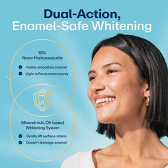 Lumineux 10% Nano Hydroxyapatite Performance 2 Pack Whitening Toothpaste - Fluoride Free & Gentle Whitening - Clinically Supported & NASA-Developed nHA for Strong Enamel & Bright Smooth Teeth, 3.75 oz